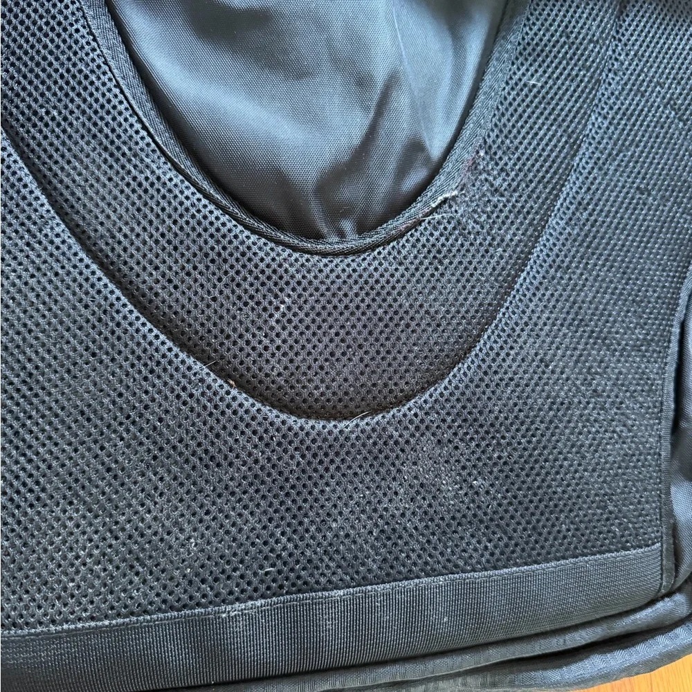 L.L. Bean Black Messenger Bag Tote